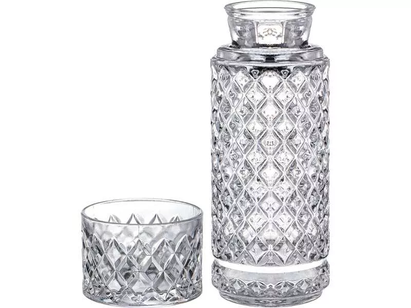 Графин с крышкой/стаканом Бриллиант, стекло 650/150мл арт.337-150 по цене 