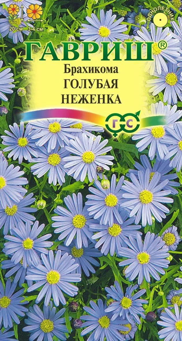 Семена брахикома Голубая неженка 0,02 г Гавриш 