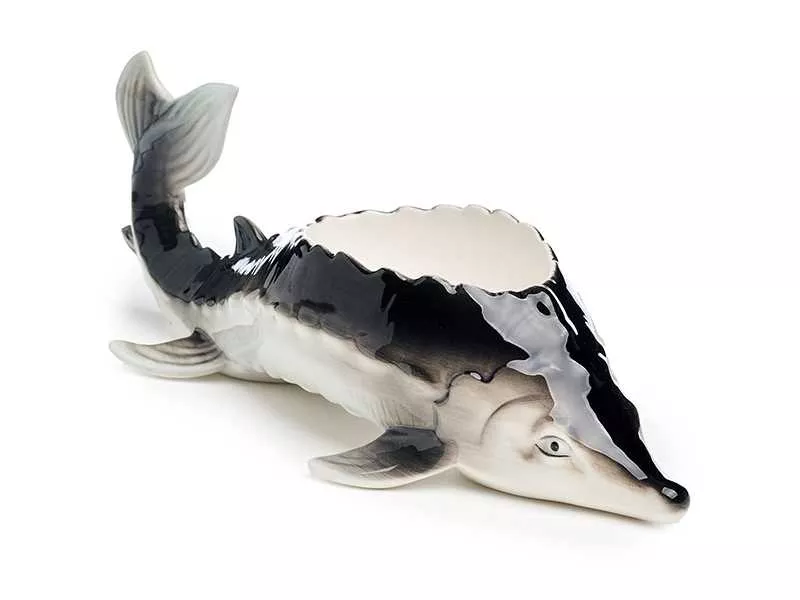 Икорница Лефард Осетр 25x9x7,5см, фарфор арт.58-1055 по цене 