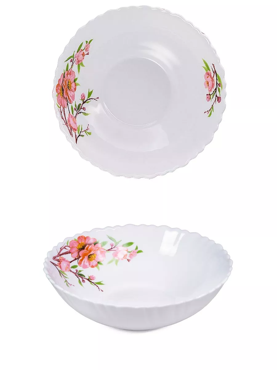Миска суповая Ветка Сакуры 18см, стекло арт.MFK21053 по цене 