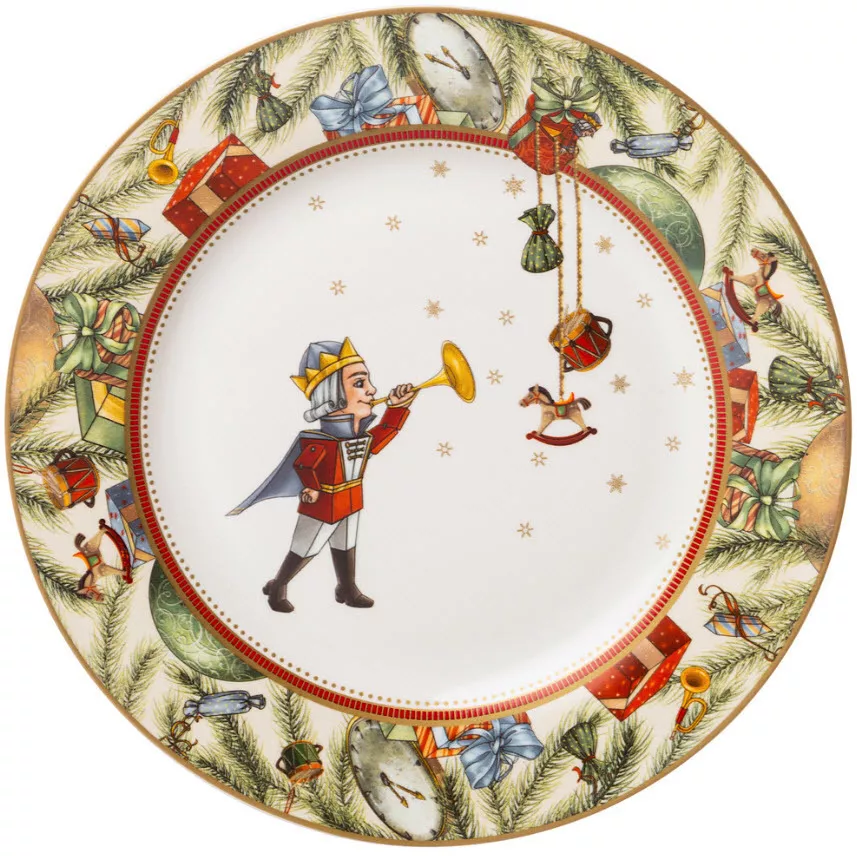 Тарелка закусочная Лефард Щелкунчик 20,5см, фарфор арт.85-2033 по цене 