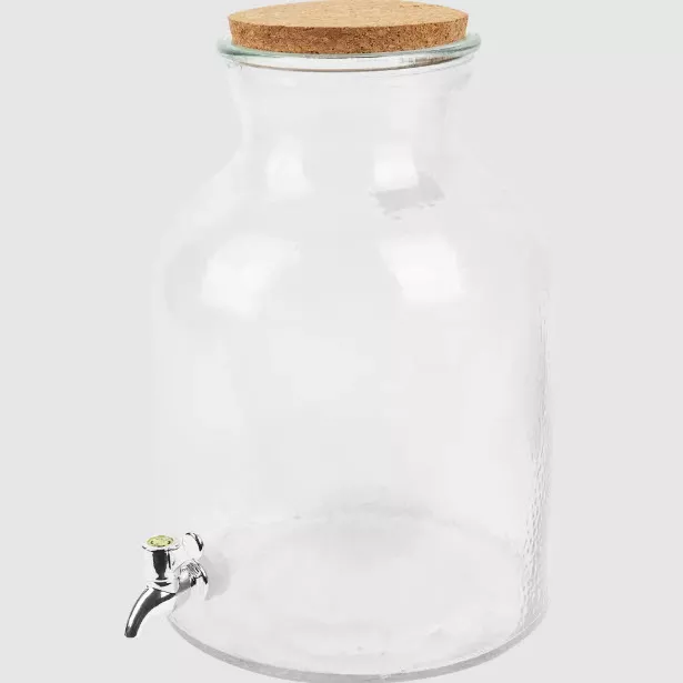 Лимонадник с краном Флакон 11л без подставки, стекло по цене 