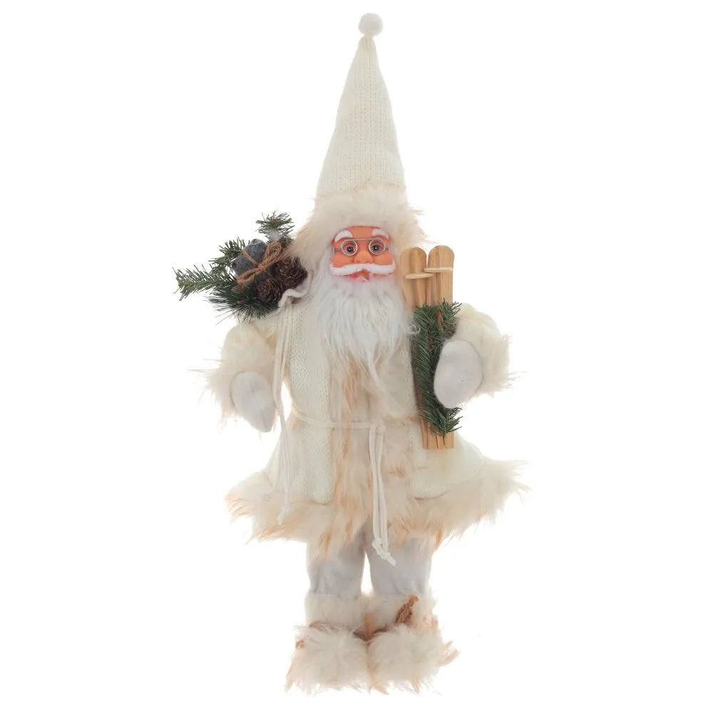 Фигура декоративная Дед Мороз 22х18х60/44см арт.792890 по цене 