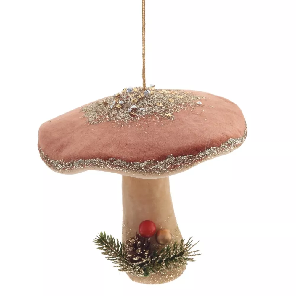 Изделие декоративное подвесное Гриб 15х15х15см арт.791026 по цене 
