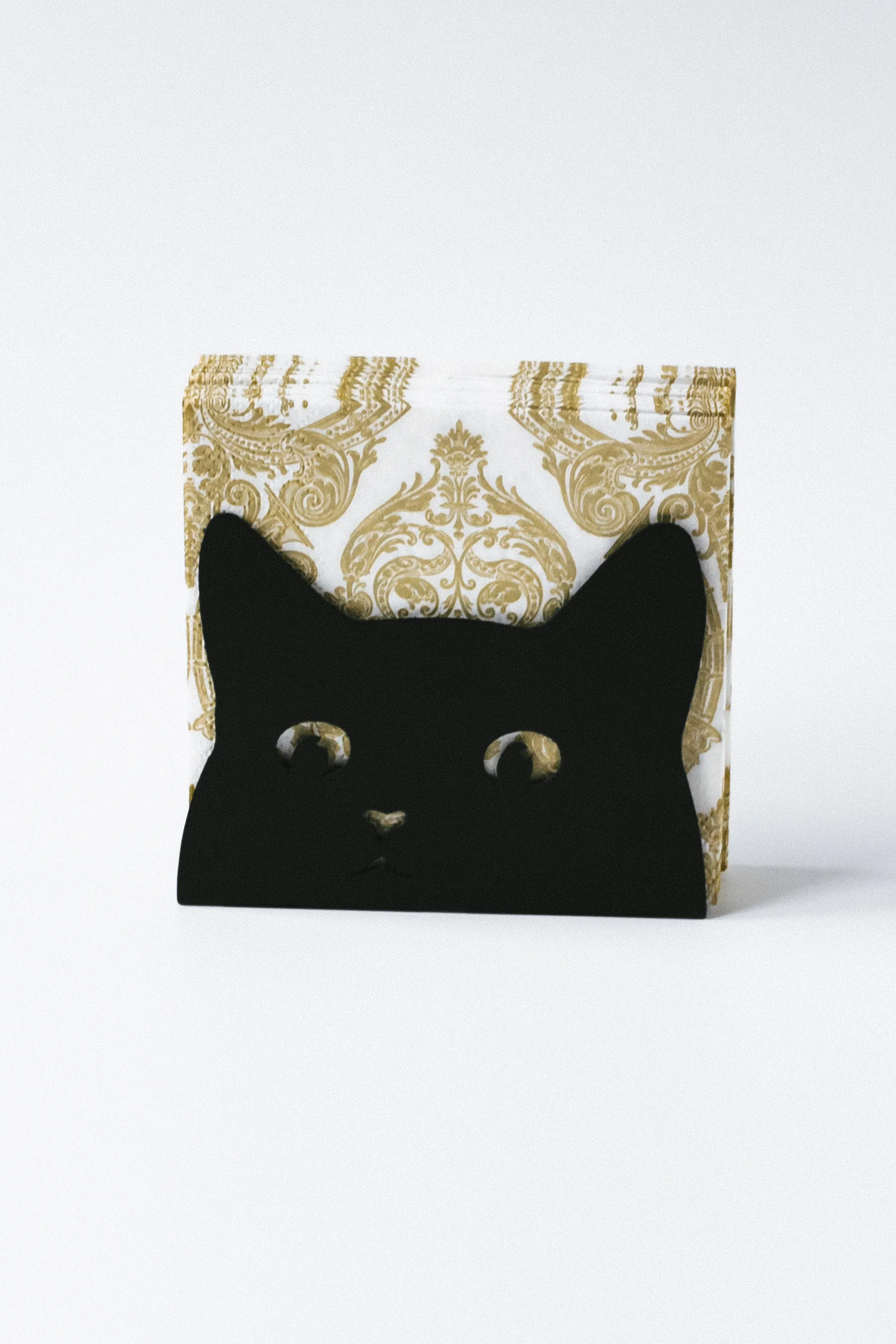 Салфетница Котофей 12х3,1х9,5см, металл арт.SL046-BY по цене 