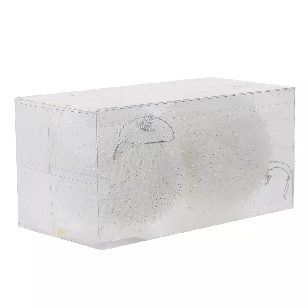 Украшение новогоднее Шар набор 2шт 9х9х9см по цене 