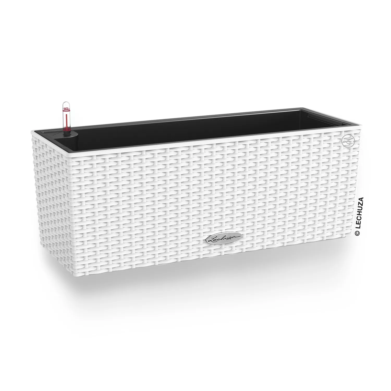 Кашпо с автополивом Лечуза Балконера Коттедж 50см белый, пластик арт.15600 по цене 