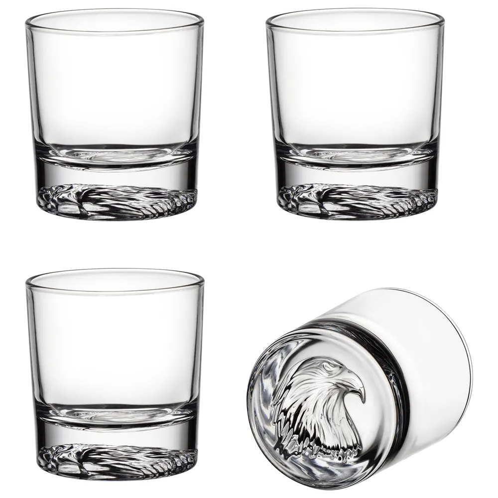 Набор стаканов для виски Орел 4шт 310мл, стекло арт.687-019 по цене 
