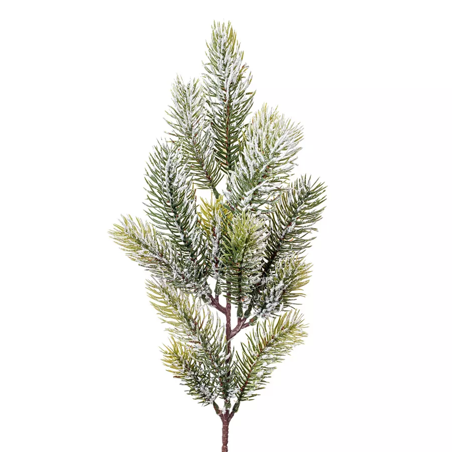 Ветка еловая заснеженная 51см по цене 