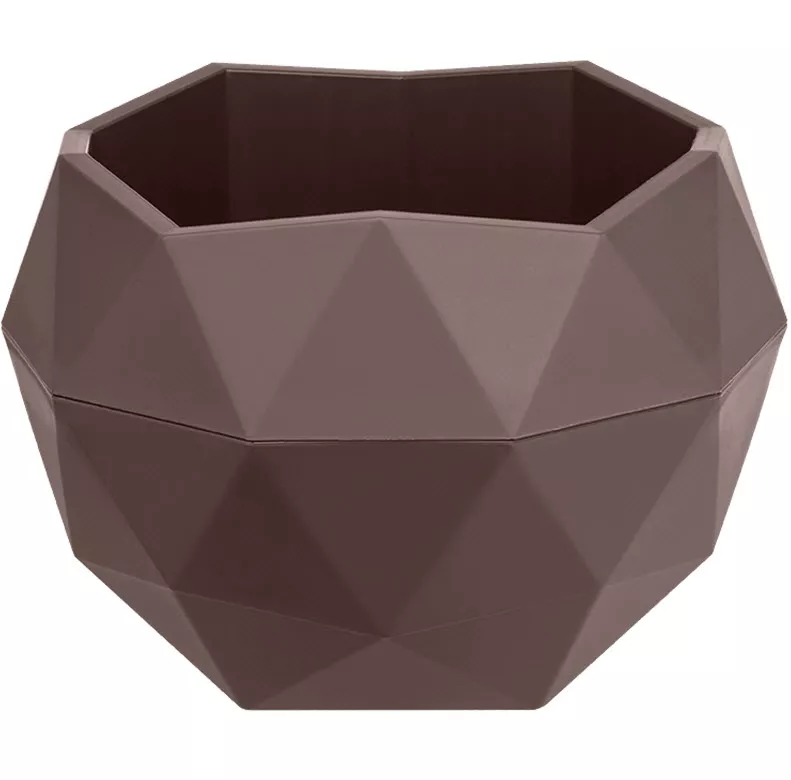 Кашпо Топаз 0,17л мокачино, пластик арт. КШ-1378 по цене 