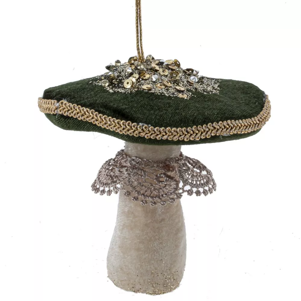 Изделие декоративное подвесное Гриб 10х10х10см арт.806830 по цене 