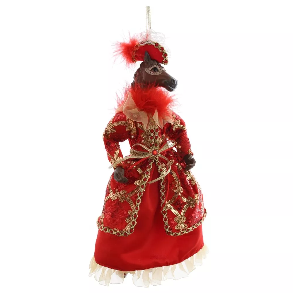 Игрушка набивная подвес Лошадь 12х10х42см арт.826018 по цене 