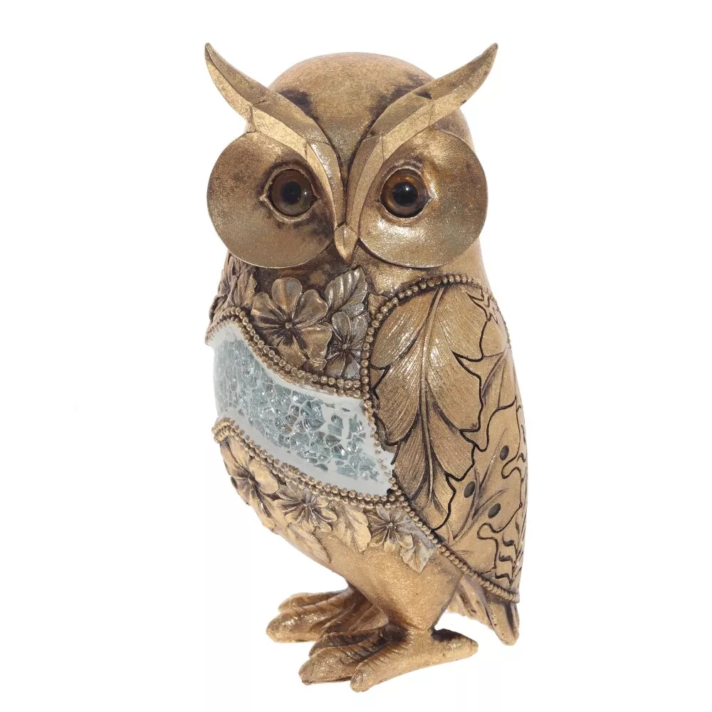 Фигурка декоративная Сова 9,5х10х19,5см арт.795329 по цене 
