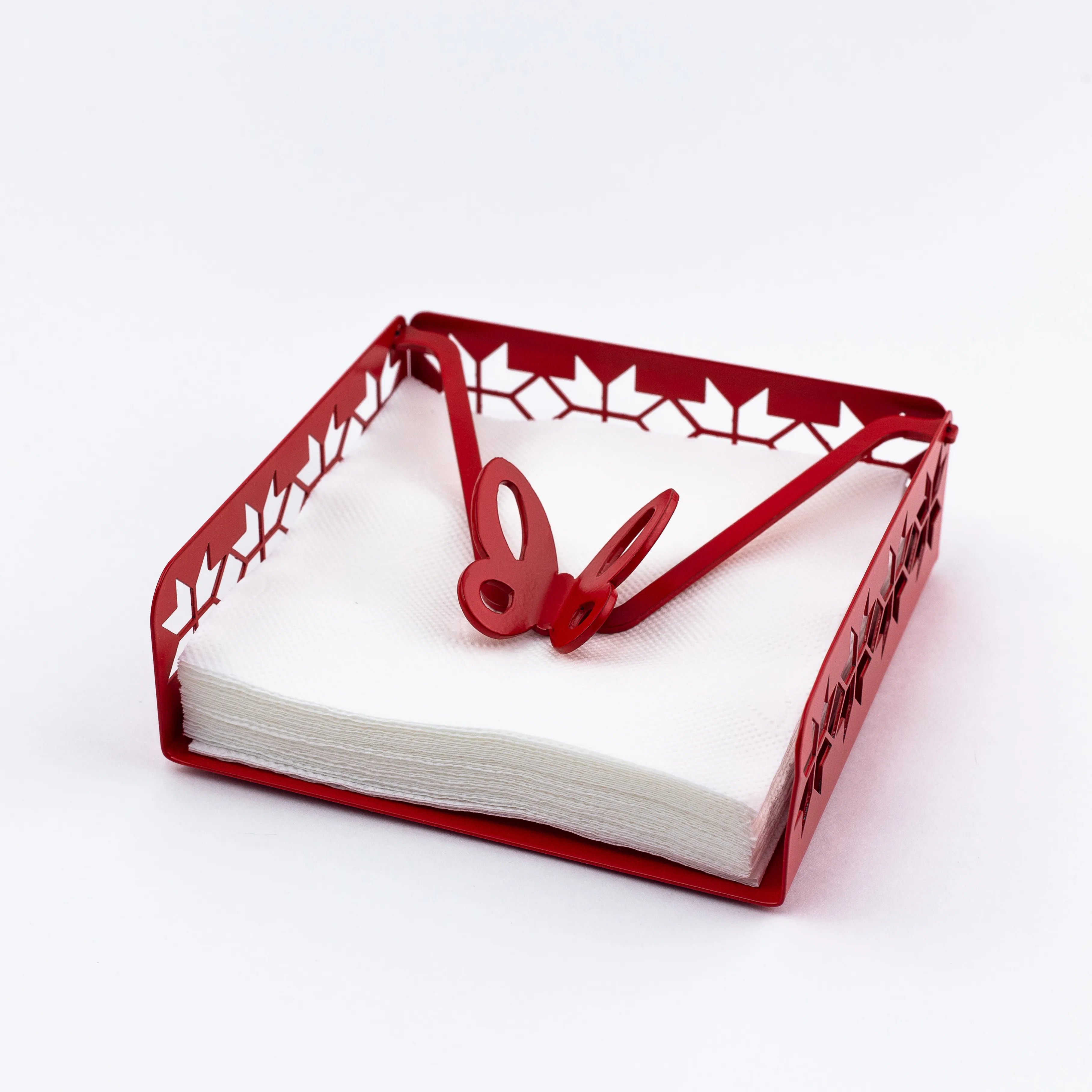 Салфетница 12,6х12,6х4см, металл арт.SL019-RY по цене 