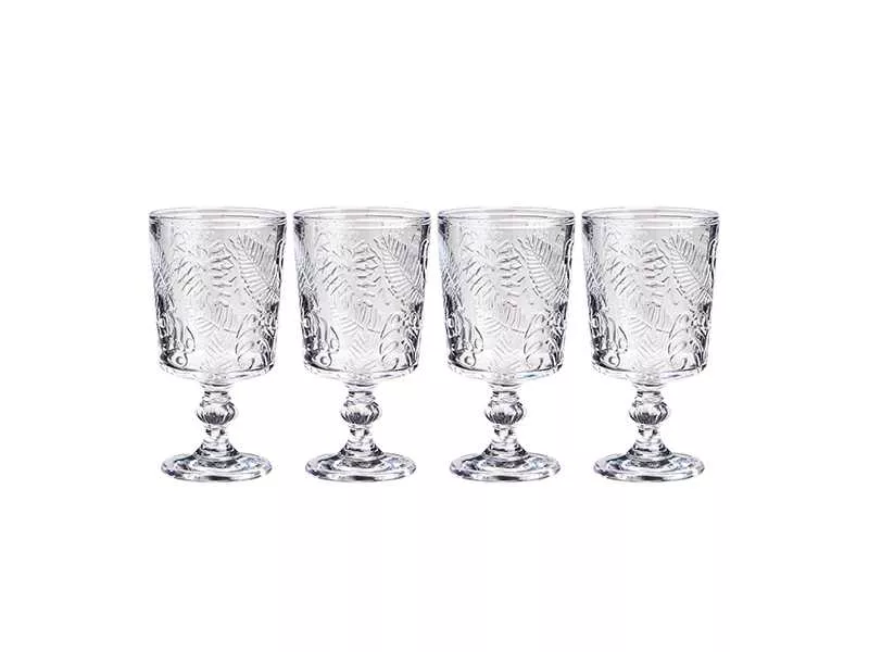Набор бокалов 4шт Флора 350мл, стекло арт.750-009 по цене 