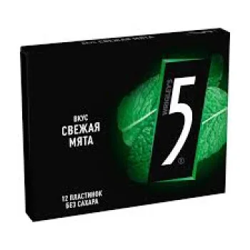 Жевательная резинка Орбит Черный Свежая Мята 31,2г по цене 