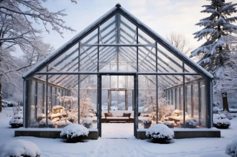 Подбросьте снег в теплицу 