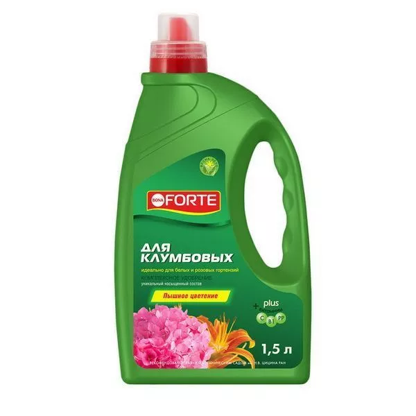 Удобрение БОНА ФОРТЕ ЖКУ для клумбовых цветов, 1,5л по цене 