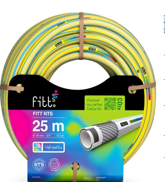 Шланг садовый 3/4" 25м FITT NTS YELLOW по цене 