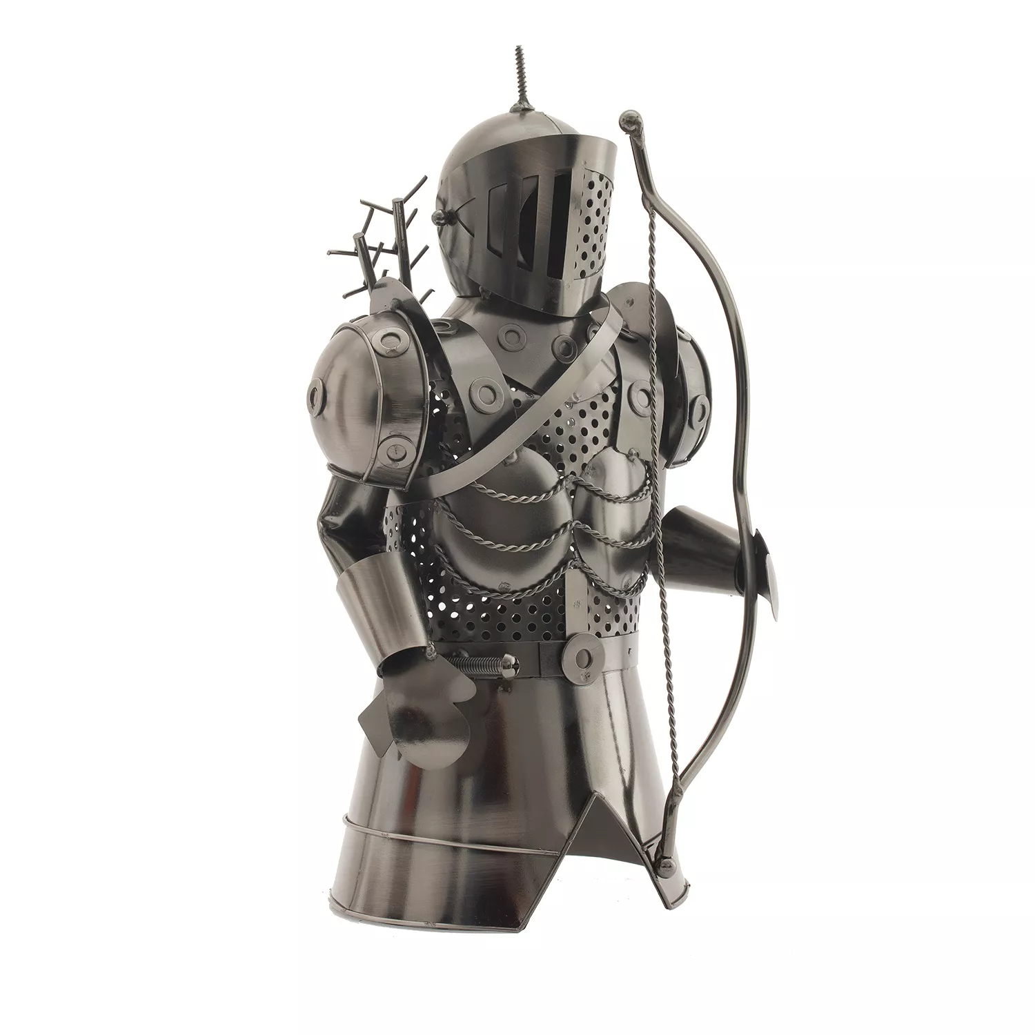 Подставка для бутылки Рыцарь 16х13x30см, металл арт.756216 по цене 