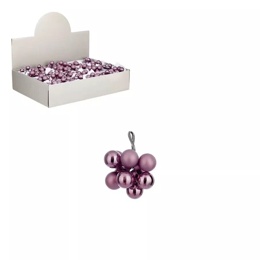 Связка стеклянных шаров 10шт 2см арт.87663 по цене 