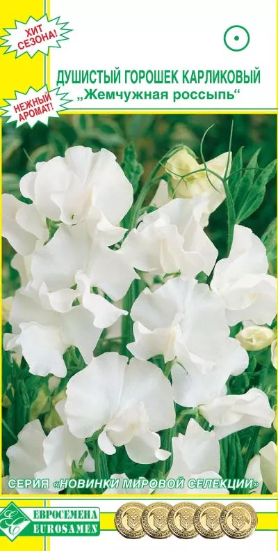 Семена Душистый Горошек карликовый жемчужная россыпь 10 шт