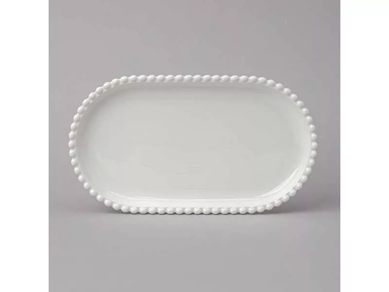 Блюдо овальное Лефард Жемчужина 31х17,5х3см, фарфор арт.761-106 по цене 