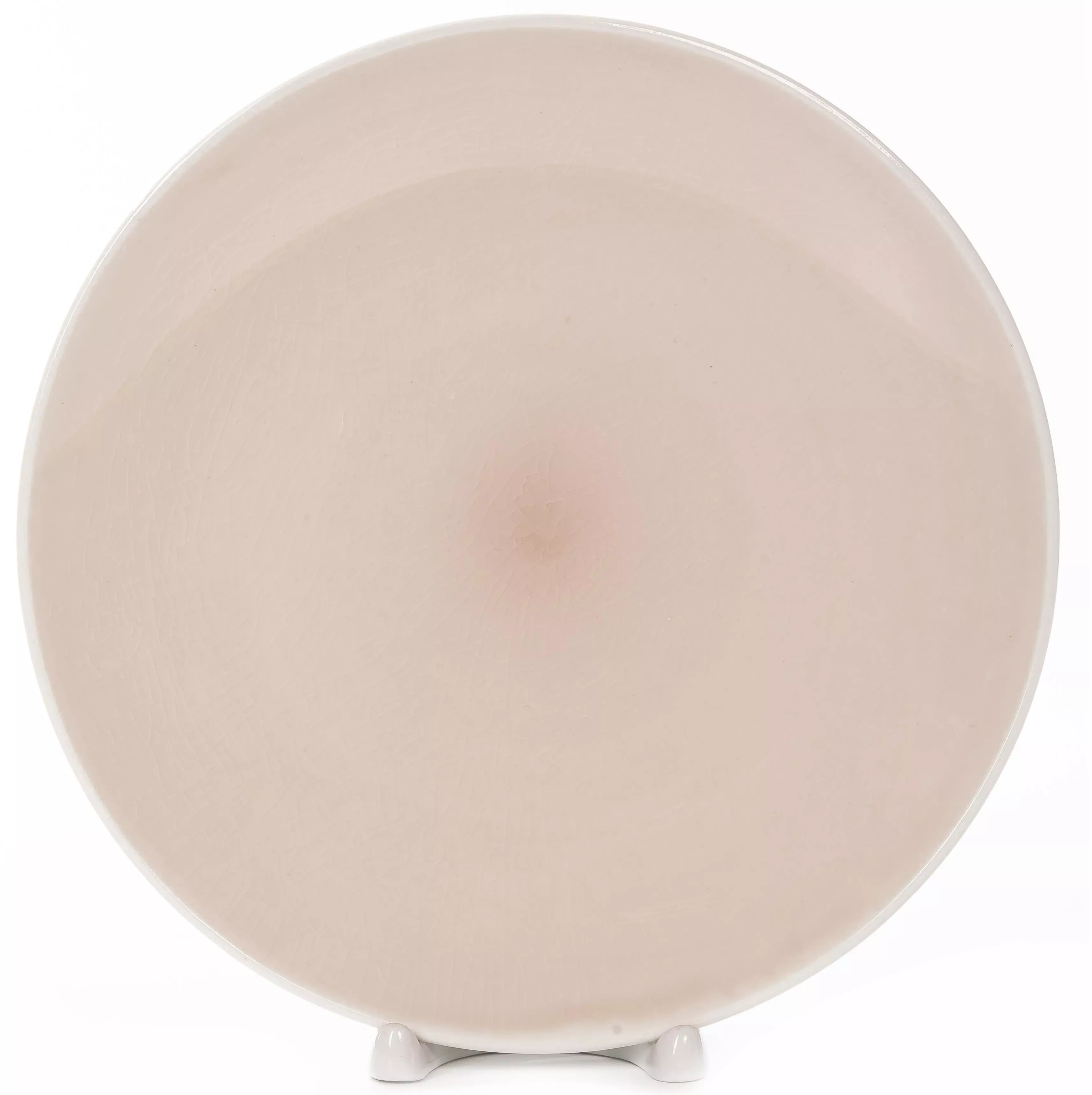 Тарелка мелкая Мейбел 21см, фарфор, пыльная роза кракелюр арт.236-28018 по цене 