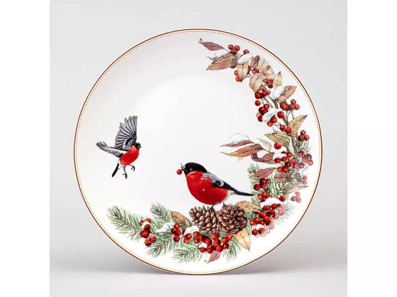 Тарелка закусочная Лефард Морозко 20,5см, фарфор арт.85-2055 по цене 