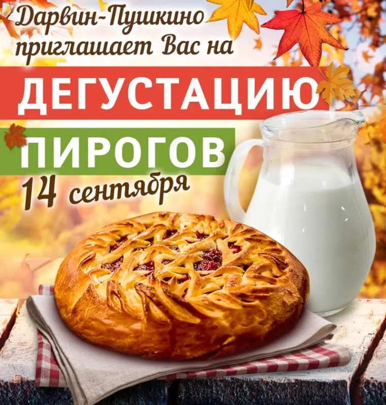 Дегустация вкуснейших пирогов в "ДАРВИН-Пушкино"