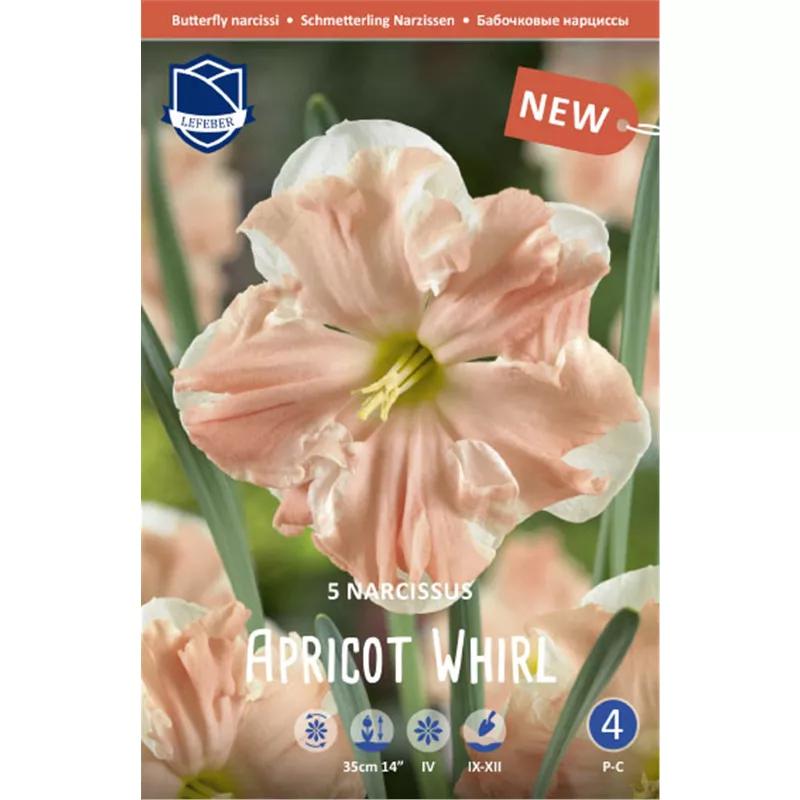 Луковица Нарцисс Эприкот Вирл 12-14, 5 шт/уп 