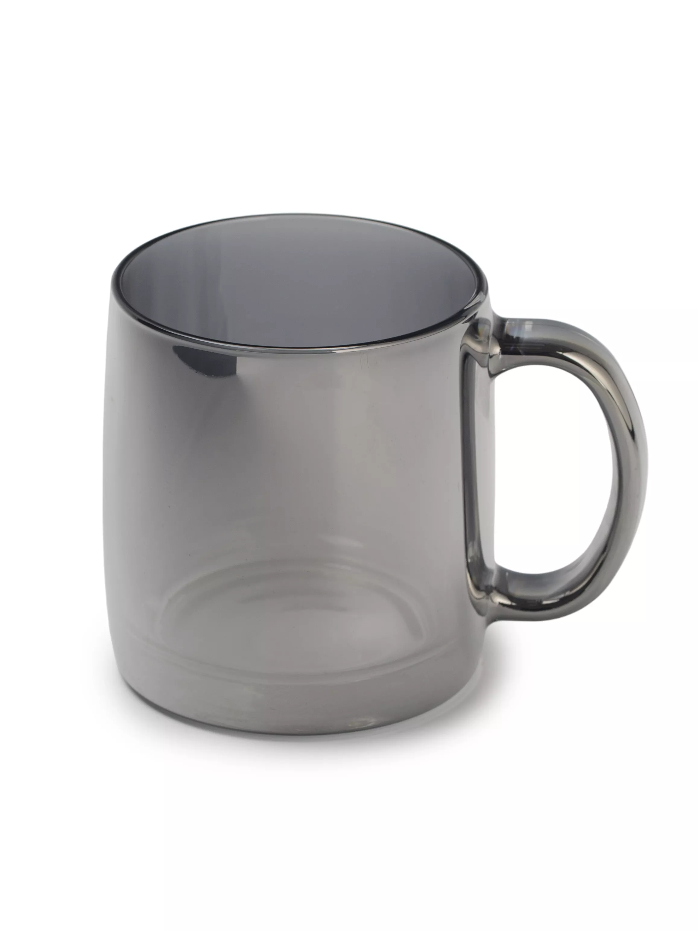 Кружка НОРДИК СИЯЮЩИЙ ГРАФИТ 380мл, стекло арт.P9322 по цене 