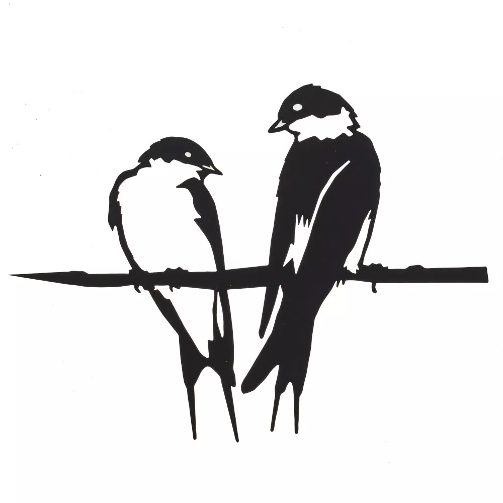 Изделие декоративное вставка Птицы 29x0,1x22см арт.789886 по цене 