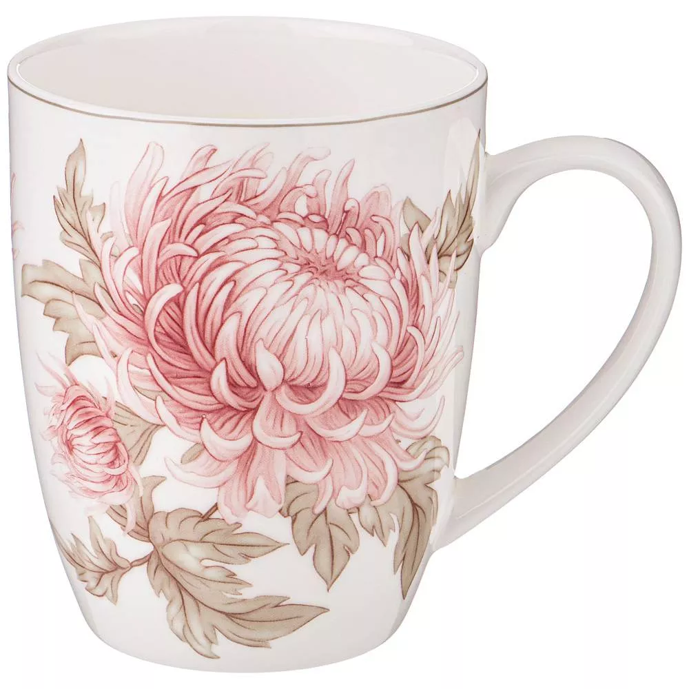 Кружка Лефард Астра, фарфор розовый 420мл по цене 