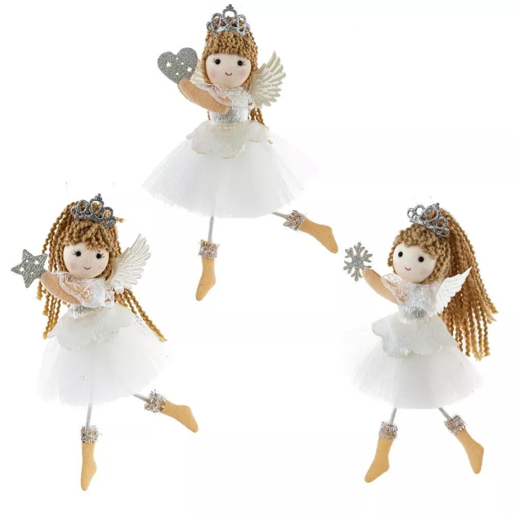 Изделие декоративное подвесное Девочка 8,5х5х18,5см 3в. арт.807442 по цене 