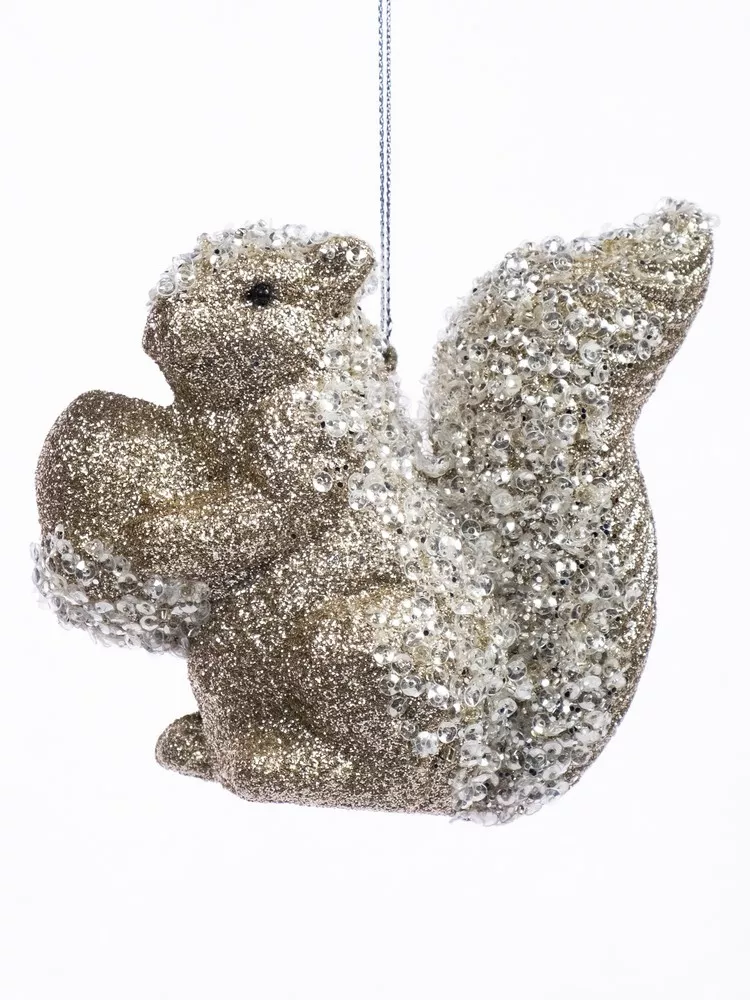 Фигурка декоративная подвесная Белочка 10х10х5,5см полипропилен арт.91435 по цене 