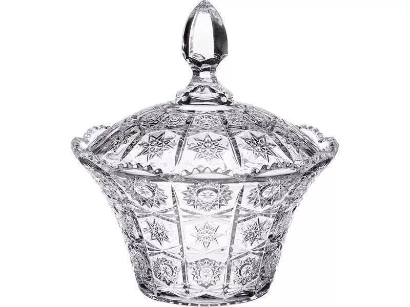 Конфетница Муза Кристалл 17х17х20см стекло арт.695-017 по цене 