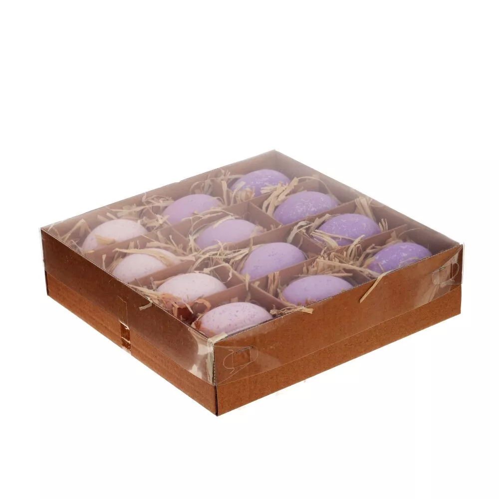 Изделие декоративное подвесное Яйцо, набор из 12-ти шт 20х5х20см арт.795568 по цене 