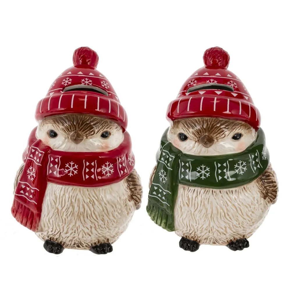 Копилка Сова 10х10х14см 2в., керамика арт.821727 по цене 