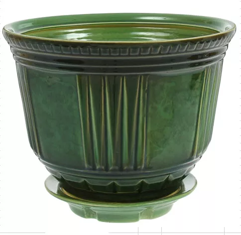 Горшок Модерн №2 17х23см 4,3л зеленый, керамика арт.10004066 по цене 