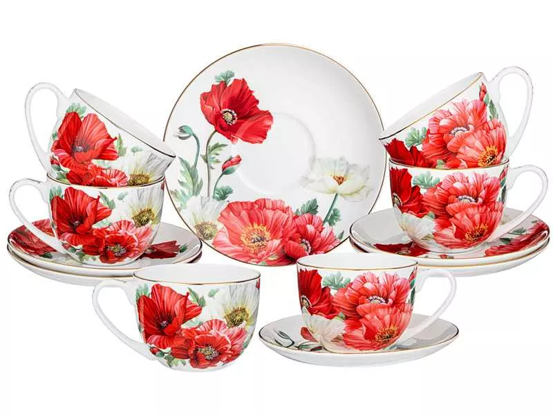 Набор чайный Лефард Маки на 6 персон 12 предметов 330мл арт.104-922 по цене 