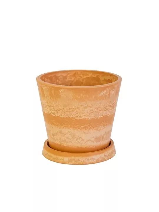 Горшок для растений ГринШип классический новая терракота 14х12,3см, пластик, арт.H-11T14 по цене 