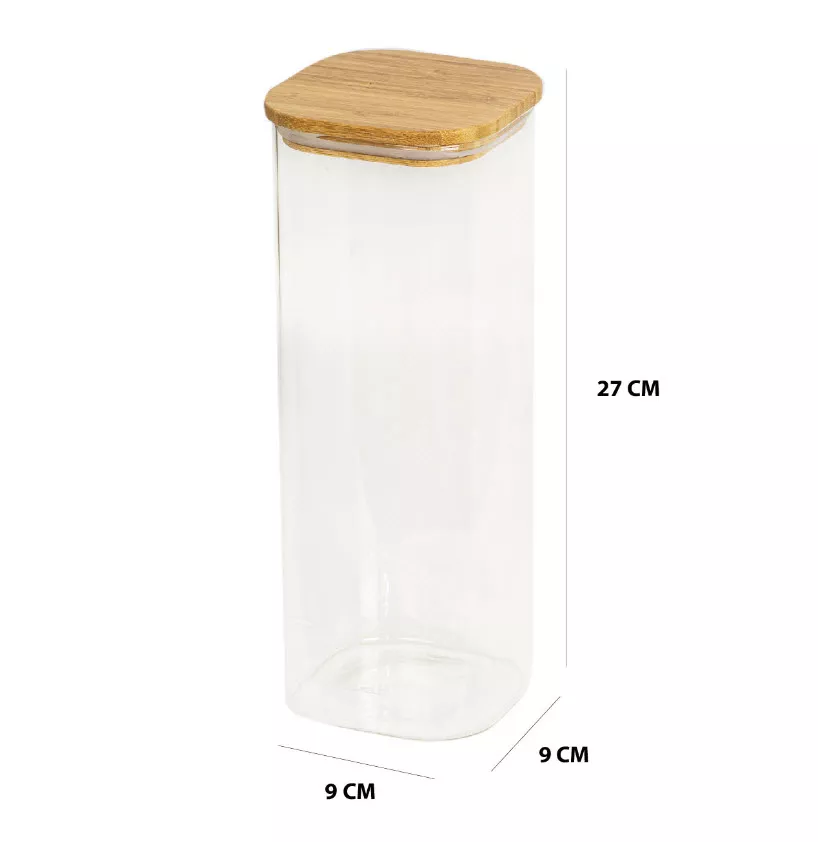 Емкость для сыпучих продуктов 2л Оливетти, стекло арт.GFC214 по цене 