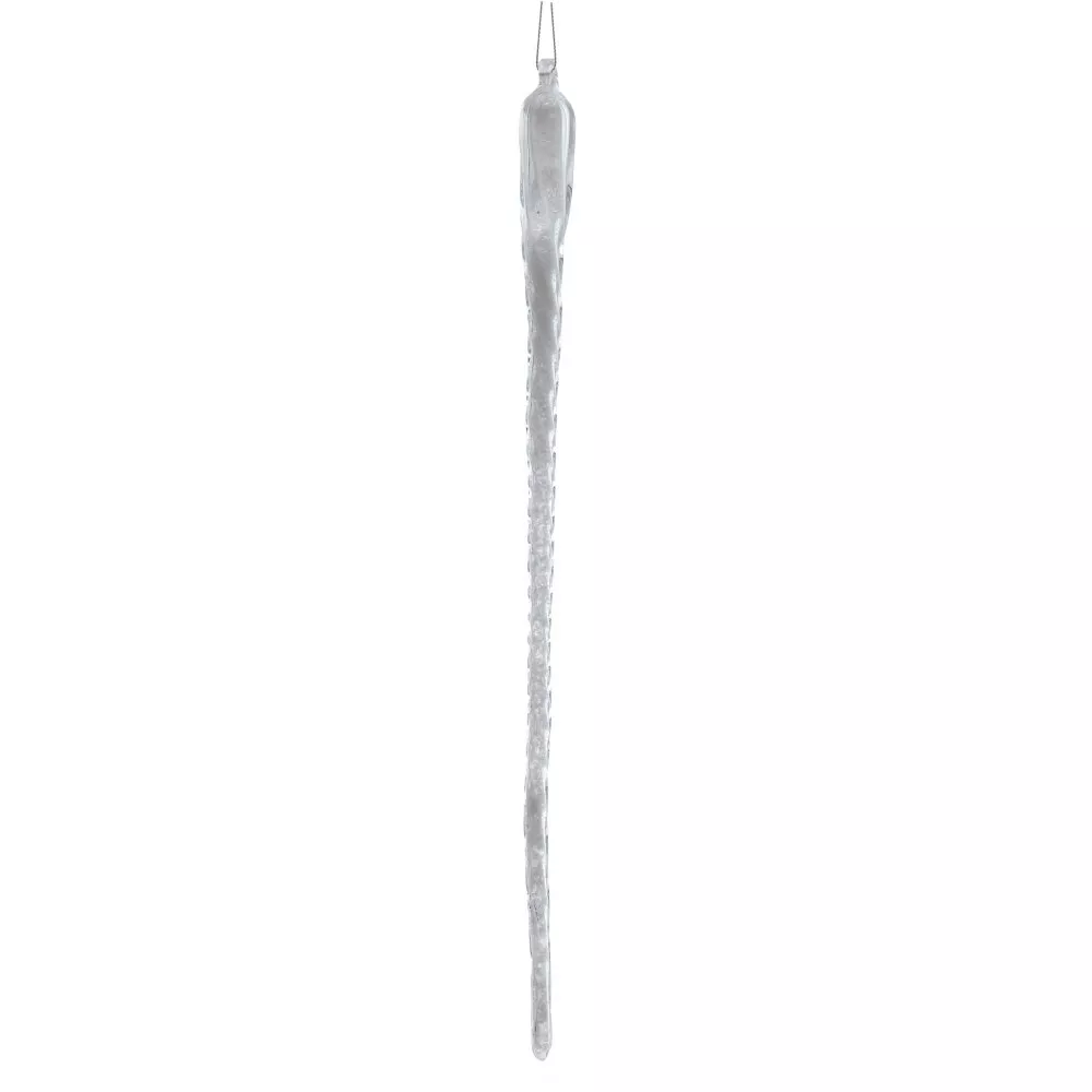 Украшение новогоднее Сосулька 3х3х41см, стекло арт.805815 по цене 
