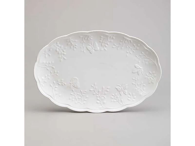 Блюдо овальное Лефард Лаванда 37x24x3см, фарфор арт.761-138 по цене 