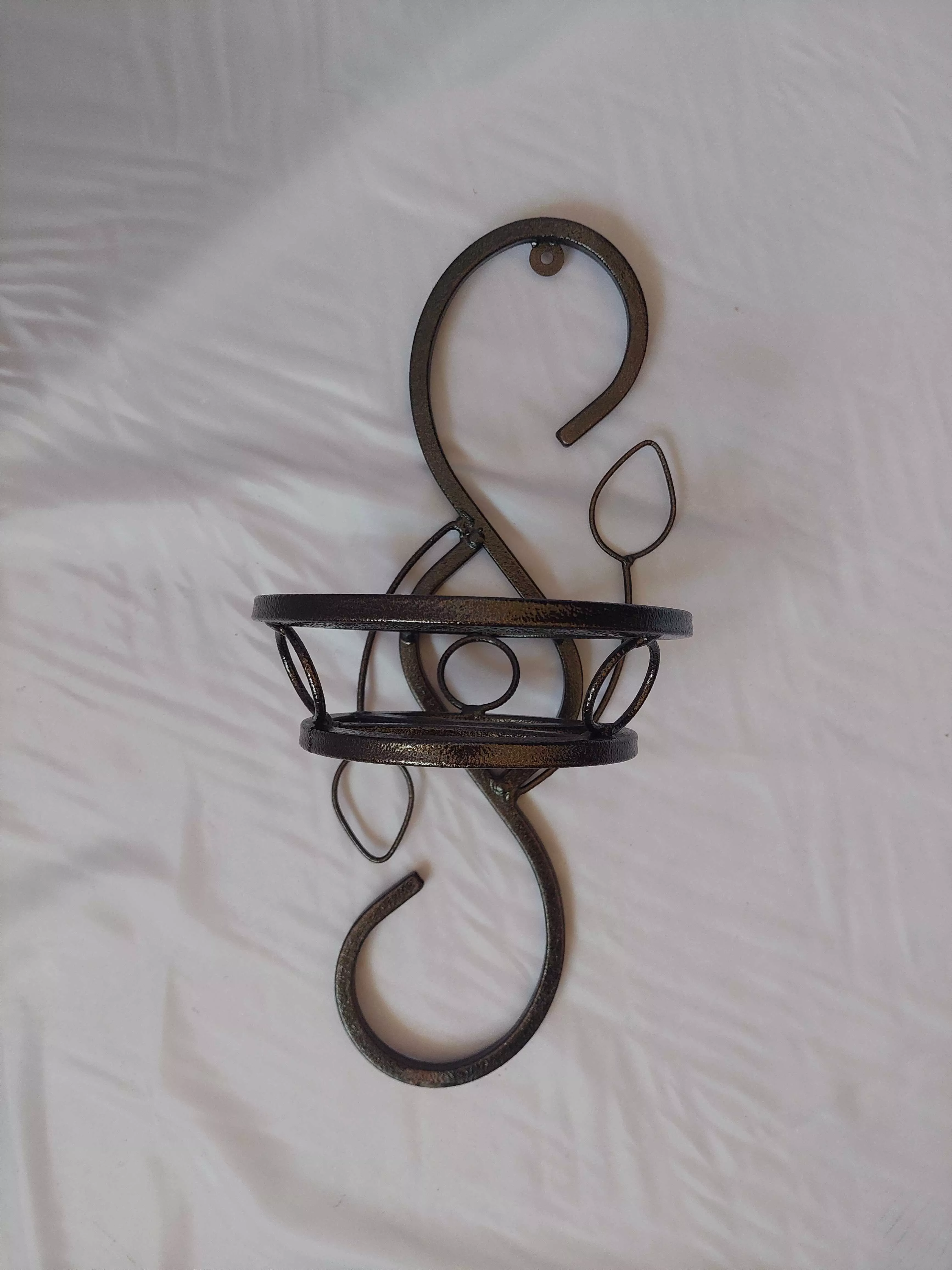 Подставка для цветов настенная Октавия на 1 цветок 20х19х46см арт.К34 по цене 