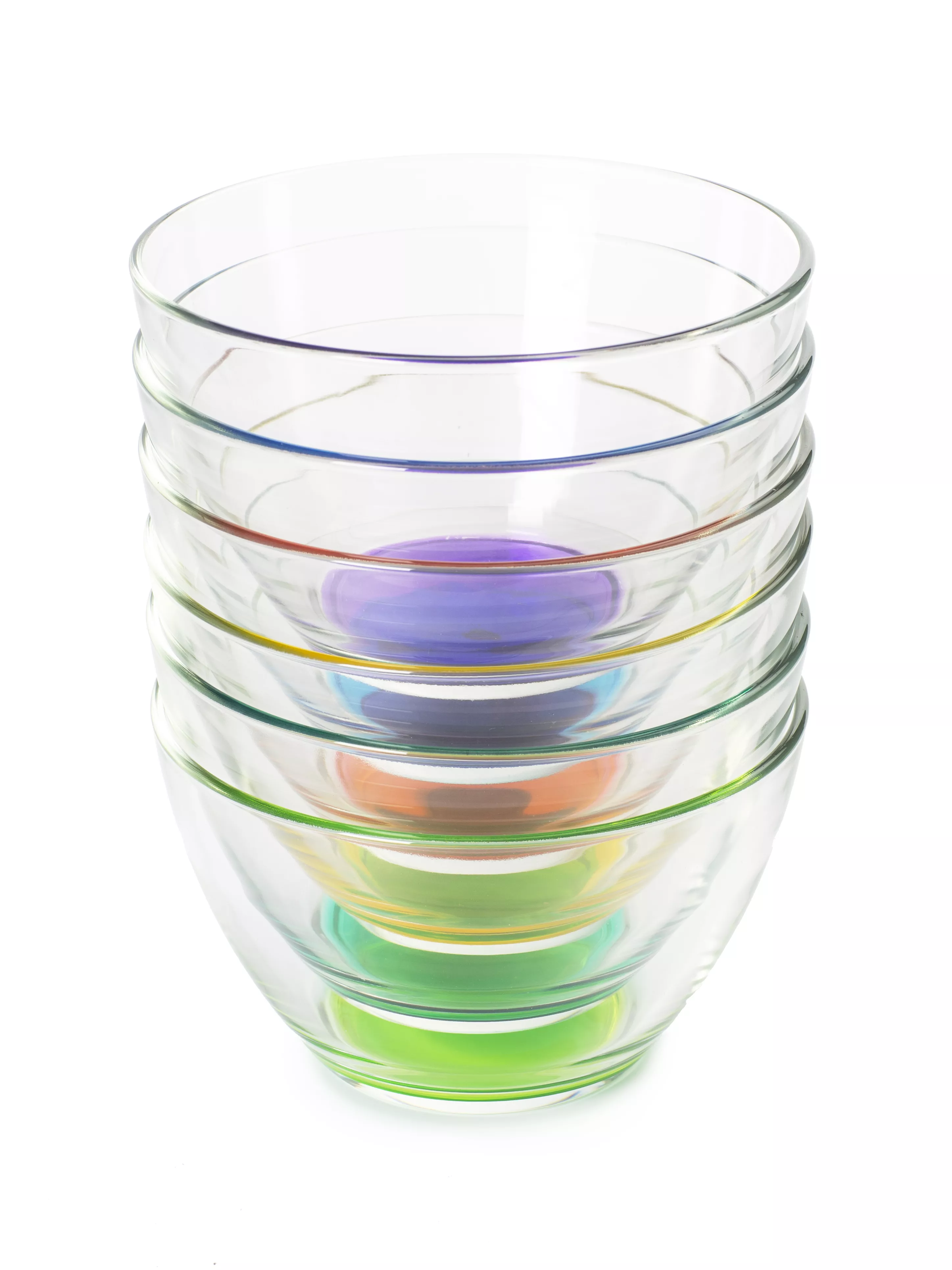 Салатник ГЛАДКИЙ лак микс 19см, стекло арт.07C1326LM по цене 