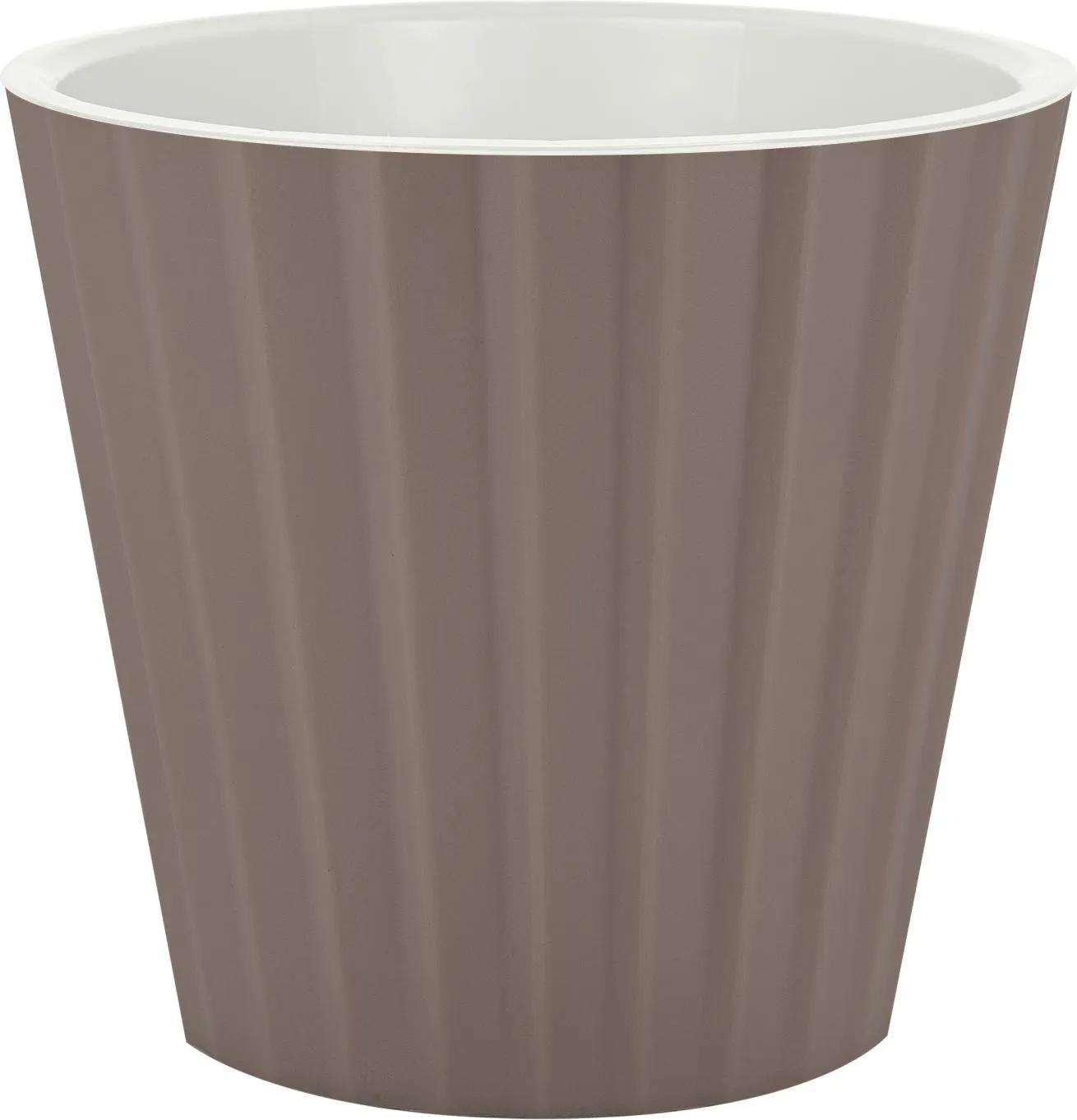 Кашпо ИнГрин Санд 19см 3,3л c дренажной вставкой, французский платан по цене 