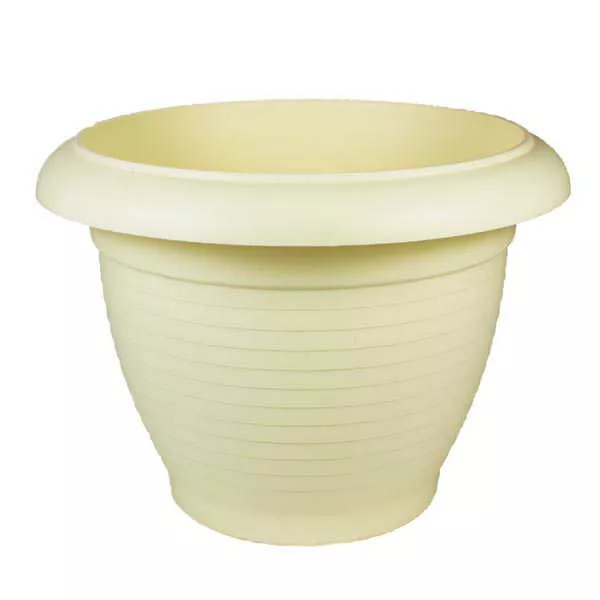 Кашпо Сантино ТЕРРА пластик d19см h14,5см V2,3л крем по цене 