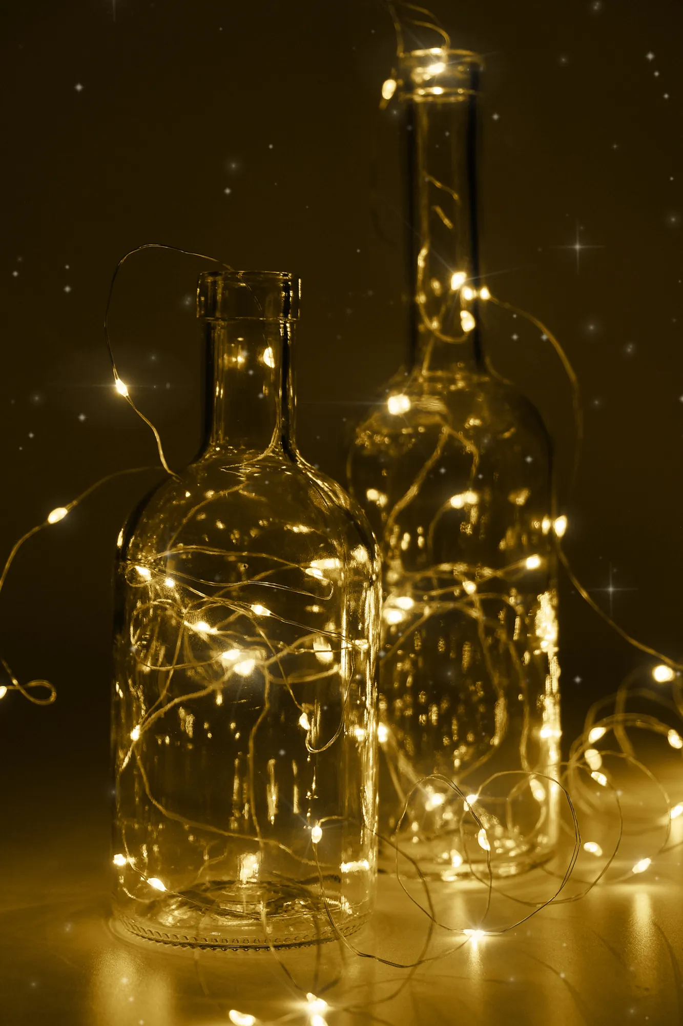 Электрогирлянд Роса Нить ФАZА 2шт 2м 20LED ламп, теплый белый с питанием от батареек по цене 